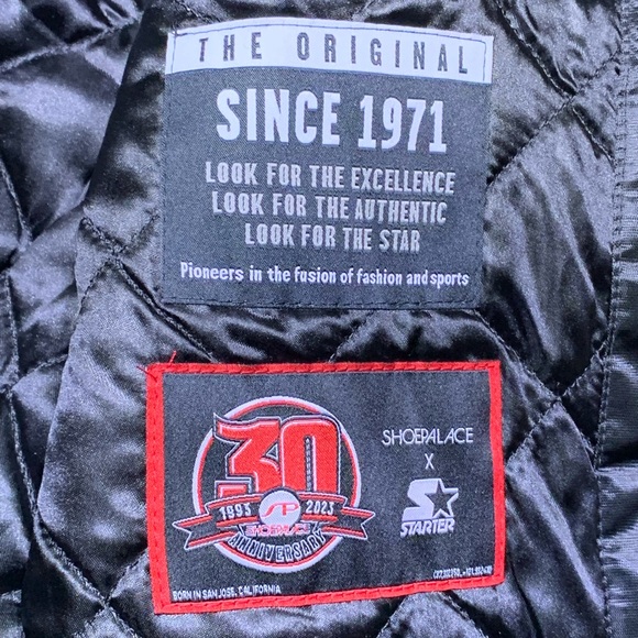 Men’s Raiders Starter Jacket - Picture 7 of 8